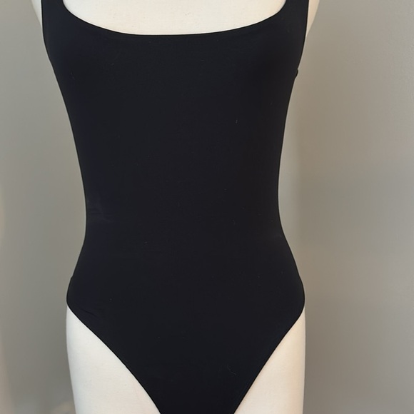 Streetwear Society Contour Black Bodysuit with Square Neckline Sz S - Picture 3 of 7